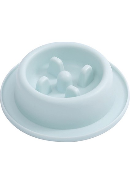 Mavi Yavaş Besleyici Yavru Kedi Küçük Köpek Kaseleri Interaktif Şişkinlik Durdurma Bulmaca Kase Besleyici Kase Boğulma Önleyici Köpek Kaseleri (Yurt Dışından) fiyatları