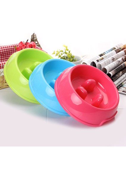 Mavi Kullanışlı Anti Choke Pet Köpek Besleme Kaseleri Plastik Salyangoz Şekli Yavaş Yemek Yeme Obeziteyi Önlemek Sağlıklı Diyet Köpek Aksesuarları (Yurt Dışından) fiyatları