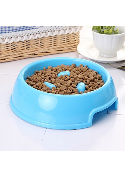 Mavi Kullanışlı Anti Choke Pet Köpek Besleme Kaseleri Plastik Salyangoz Şekli Yavaş Yemek Yeme Obeziteyi Önlemek Sağlıklı Diyet Köpek Aksesuarları (Yurt Dışından) indirimleri