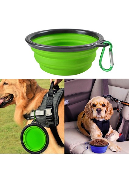 Resim Olarak Siyah Seyahat Katlanabilir Pet Köpek Kasesi Köpekler Için Katlanır Silikon Kase Açık Su Mama Besleme Kasesi Köpek Cuenco Için Katlanabilir Bardak Çanağı (Yurt Dışından)