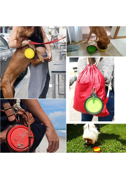 Resim Olarak Siyah Seyahat Katlanabilir Pet Köpek Kasesi Köpekler Için Katlanır Silikon Kase Açık Su Mama Besleme Kasesi Köpek Cuenco Için Katlanabilir Bardak Çanağı (Yurt Dışından)