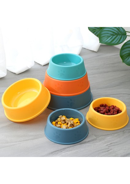 B M Pet Köpek Mama Kasesi Kedi Su Besleme Kasesi Dayanıklı Kalınlaşmak Plastik Mat Doku Besleyici Kaseler Küçük Orta Köpekler Için Yavru Ürünleri (Yurt Dışından) fiyatları