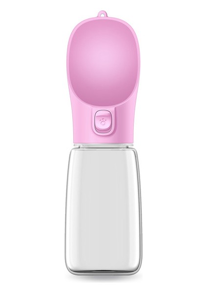 Pembe 350 ml Yeni Taşınabilir Köpek Su Şişesi Kase Waterer Pet Köpek Tiryakisi Besleyici Seyahat Köpek Suluk Kaseler Açık Dağıtıcı Aksesuarları (Yurt Dışından)