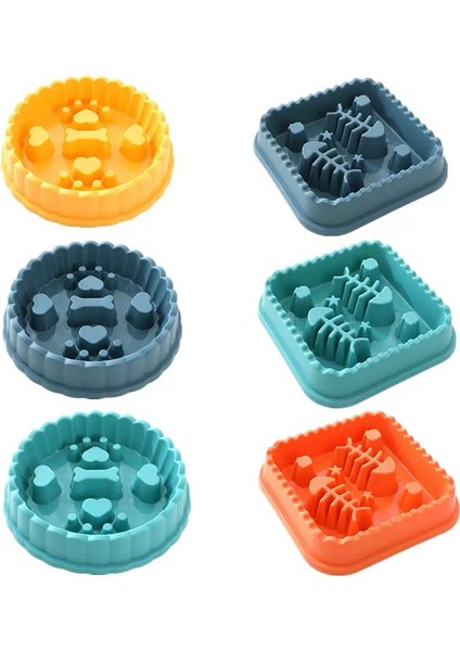 Mavi Evcil Hayvan Malzemeleri Kediler ve Köpekler Yeni Slow Food Boğma Kaseleri Içme Kaseleri Kemik ve Kılçık Şekilli Dalgalı Dantel Kaseler (Yurt Dışından) fiyatları