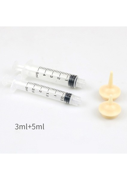 S 2 Adet Evcil Hayvan Bakım Şırıngaları Meme Mini Kedi Biberon Yenidoğan Yavru Kedi Yavruları Tavşanlar Küçük Hayvanlar Evrensel (Yurt Dışından)