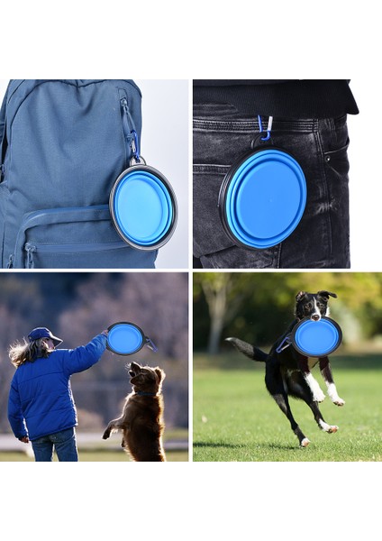 Turuncu 1000 ml 350 ML/1000 ml Katlanabilir Silikon Hayvan Mama Kabı Taşınabilir Köpek Maması Kabı Açık Kamp Köpek Aksesuarları Için Katlanabilir Besleyici (Yurt Dışından) indirimleri