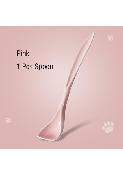 Pembe Kaşık 3 In 1 Yeniden Kullanılabilir Silikon Köpek Kedi Konserve Kapak Taşınabilir Gıda Mühürleyen Kaşık Pet Yemek Kapağı Taze Teneke Kapak Kutular Kap Evcil Hayvan Aksesuarları (Yurt Dışından)