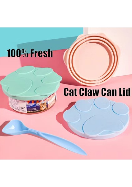Pembe Kaşık 3 In 1 Yeniden Kullanılabilir Silikon Köpek Kedi Konserve Kapak Taşınabilir Gıda Mühürleyen Kaşık Pet Yemek Kapağı Taze Teneke Kapak Kutular Kap Evcil Hayvan Aksesuarları (Yurt Dışından) fiyatları
