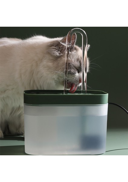 Açık Yeşil Ab Tak Otomatik Kedi Su Çeşmesi Otomatik Filtre Çeşmesi Su Musluk 1.5l Sirkülasyon Filtreleme Tiryakisi Kedi Pet Su Sebili (Yurt Dışından) fırsatları