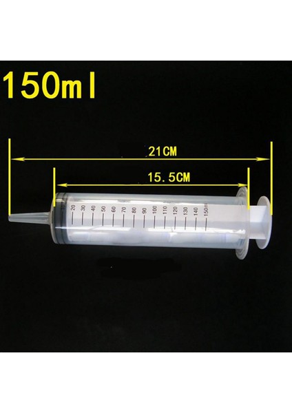 S Pet Köpek Kötü Ağızlı Besleyici Iğnesiz Beyaz Plastik Şeffaf Yeniden Kullanılabilir Şırınga Sulama Ölçme Aracı 150 ml (Yurt Dışından) fırsatları