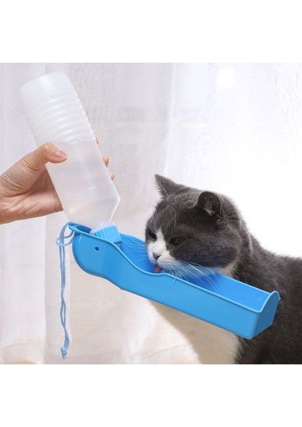 Pembe 250ML Pet Köpek Su Şişesi 250ML 500ML Plastik Taşınabilir Katlanır Tiryakisi Evcil Hayvanlar Için Açık Seyahat Içme Suyu Besleyici Kase Kedi Tiryakisi (Yurt Dışından) indirimleri