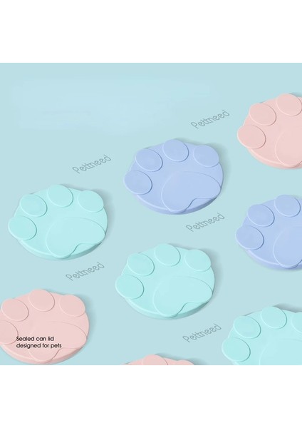 Kırmızı 2 In 1 Silikon Köpek Kedi Konserve Kapak Yeniden Kullanılabilir Gıda Mühürleyen Kaşık Pet Yemek Örtüsü Depolama Taze Tutma Kapakları Kase Köpek Aksesuarları (Yurt Dışından) modelleri