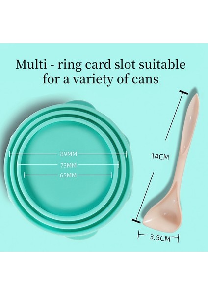 Kırmızı 2 In 1 Silikon Köpek Kedi Konserve Kapak Yeniden Kullanılabilir Gıda Mühürleyen Kaşık Pet Yemek Örtüsü Depolama Taze Tutma Kapakları Kase Köpek Aksesuarları (Yurt Dışından) fırsatları