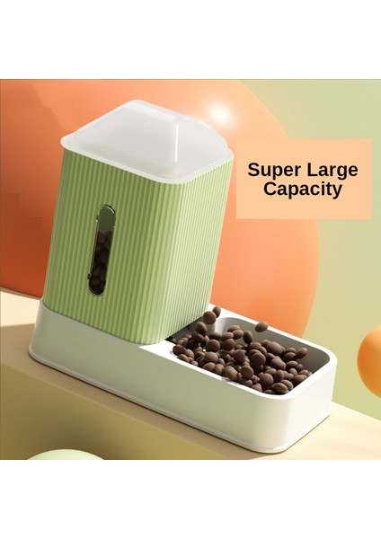 Gri Tiryakisi Besleyici 3.5l Köpek Otomatik Besleyiciler Plastik Su Şişesi Kedi Kase Besleme ve Içme Köpek Su Sebili Pet Besleme Kase Evcil Hayvan Malzemeleri (Yurt Dışından) fırsatları