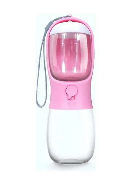 300 ml Ekleyin 100G Pembe Köpekler Için Taşınabilir Su Şişesi Yavru Içme Suyu Şişesi Seyahat Pet Tiryakisi Sızdırmaz Köpek Kase Gıda Kapları Köpek Aksesuarları (Yurt Dışından)