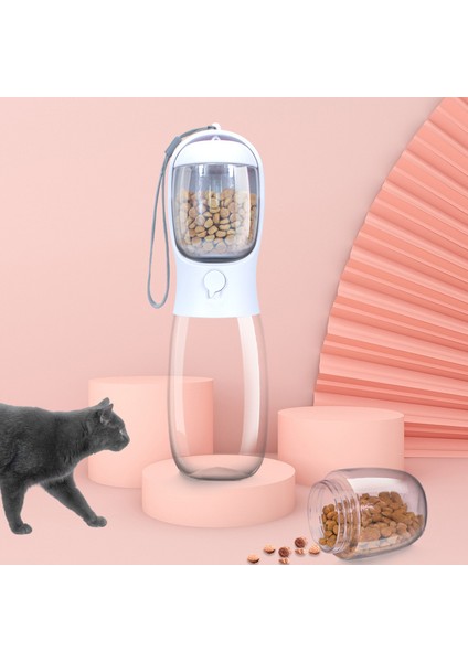 300 ml Ekleyin 100G Pembe Köpekler Için Taşınabilir Su Şişesi Yavru Içme Suyu Şişesi Seyahat Pet Tiryakisi Sızdırmaz Köpek Kase Gıda Kapları Köpek Aksesuarları (Yurt Dışından) modelleri