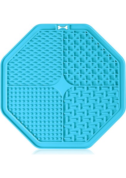 Anason Mavisi S(15X15X0.9CM) Köpek Yavaş Besleyici Yalama Mat Yalama Plakalı Gıda Dağıtıcı, Sıkıntı Kaygısı Azaltıcı;yemek Için Mükemmel, Yoğurt Veya Fıstık Ezmesi Ikramları (Yurt Dışından)