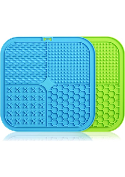 Anason Mavisi S(15X15X0.9CM) Köpek Yavaş Besleyici Yalama Mat Yalama Plakalı Gıda Dağıtıcı, Sıkıntı Kaygısı Azaltıcı;yemek Için Mükemmel, Yoğurt Veya Fıstık Ezmesi Ikramları (Yurt Dışından) indirimleri