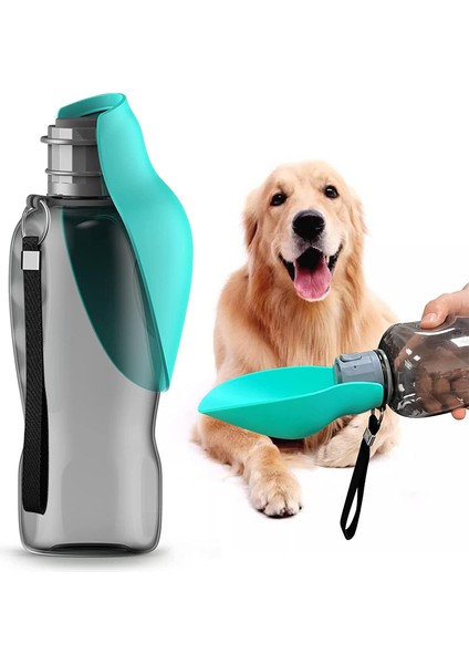 Beyaz 350 ml Büyük Köpek Su Şişesi Taşınabilir Sızdırmaz Hafif Katlanabilir Pet Suluk Köpekler Kediler Için Uygun Seyahat Yürüyüş Aksesuarları (Yurt Dışından)