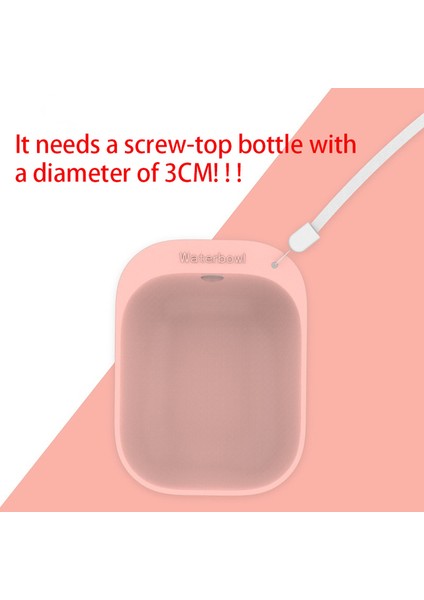 Pembe Pet Malzemeleri Köpek Kedi Seyahat Su Şişesi Taşınabilir Köpek Su Şişesi Içme Suyu Besleyici Köpek Kedi Için Açık Su Kasesi Şişe (Yurt Dışından)