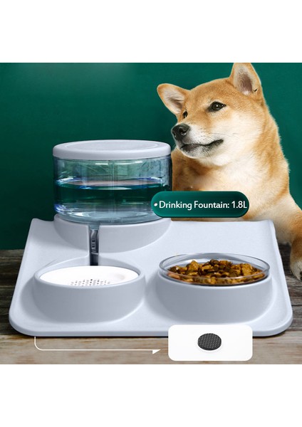 Çift Kase Yeşil 3 Köpek Kasesi Otomatik Besleyici 1.8l Çift Çeşme Su Içme Arıtma Pet En Çok Satanlar Ürünler Mama Kabı Tepsisi Kedi Eşyaları (Yurt Dışından) indirimleri