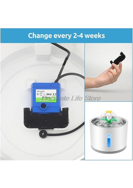 1 Adet Siyah Sünger Filtre Pet Kedi Su Çeşmesi Yedek Kedi Köpek Çeşmesi Filtre Süngeri (Yurt Dışından) modelleri