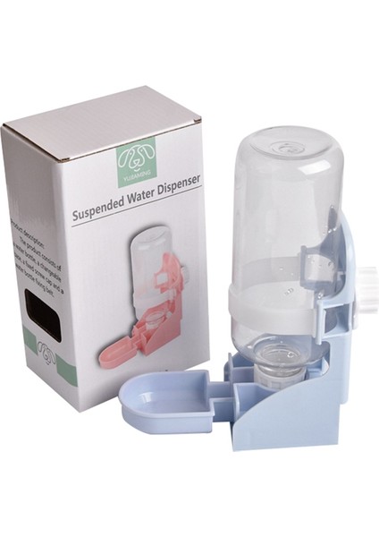 Beyaz 500ML Kedi Köpek Kafesi Asılı Su Sebili Pet Tiryakisi Içme Suyu Besleyici Kase Cihazı Papağanlar Kuşlar Tavşan Güvercin (Yurt Dışından)