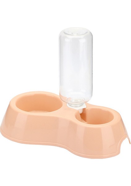 Pembe Köpek Kase Kedi Besleyici Kase Köpek Su Şişesi Otomatik Içme Hayvan Mama Kabı Kedi Maması Kasesi Pet Paslanmaz Çelik Çift Kase (Yurt Dışından) fiyatları