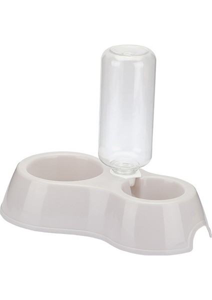 Pembe Köpek Kase Kedi Besleyici Kase Köpek Su Şişesi Otomatik Içme Hayvan Mama Kabı Kedi Maması Kasesi Pet Paslanmaz Çelik Çift Kase (Yurt Dışından) fırsatları