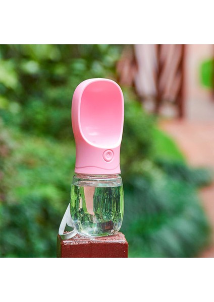 Pembe 350 ml Pet Köpek / Yavru Kedi Eşlik Eden Su Bardağı Dışarı Çıkmak Dış Mekan Besleme Suyu Içme Çeşmesi Taşınabilir Çok Kapasiteli Su Şişesi 01 (Yurt Dışından)