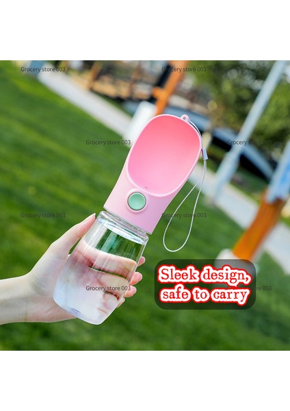 Pembe 350 ml Pet Köpek / Yavru Kedi Eşlik Eden Su Bardağı Dışarı Çıkmak Dış Mekan Besleme Suyu Içme Çeşmesi Taşınabilir Çok Kapasiteli Su Şişesi 01 (Yurt Dışından) fiyatları