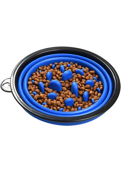 Orange S-350ML 350 1000ML Seyahat Katlanabilir Pet Köpek Kase Küçük Büyük Köpekler Için Yavaş Yavru Büyük Köpek Maması Kaseler Taşınabilir Pet Besleyici Comedero Perro (Yurt Dışından)