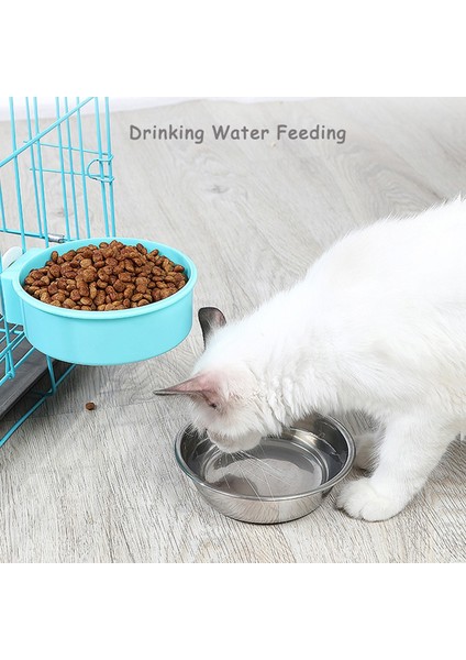 Yeşil Tek Kase L 5X17CM Sandık Köpek Kasesi Çıkarılabilir Paslanmaz Çelik Evcil Hayvan Kulübesi Kafesi Asılı Mama Kaseleri Yavru Köpek, Kedi, Tavşan, Küçük Hayvanlar Için Su Besleyici (Yurt Dışından) fırsatları