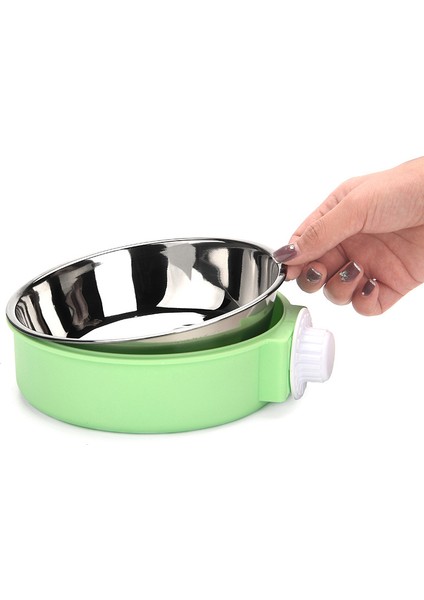 Yeşil Tek Kase L 5X17CM Sandık Köpek Kasesi Çıkarılabilir Paslanmaz Çelik Evcil Hayvan Kulübesi Kafesi Asılı Mama Kaseleri Yavru Köpek, Kedi, Tavşan, Küçük Hayvanlar Için Su Besleyici (Yurt Dışından) indirimleri