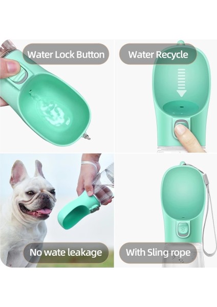 Beyaz 300 ml Pet Köpek Su Şişesi Taşınabilir Köpek Su Kasesi Açık Pet Köpek Besleyici Kaseler Kediler Köpekler Için Seyahat Dağıtıcı Besleyici Ev Hayvanı Ürünü (Yurt Dışından) fırsatları