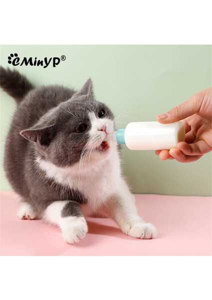 Pembe Köpek Yavrusu Biberon Meme Besleyici 70 ml Yenidoğan Köpekler Yavru Tavşanlar Için Sıvı Süt Emzirme Şişesi Sıkabilir Tavşanlar Hamster (Yurt Dışından) fırsatları