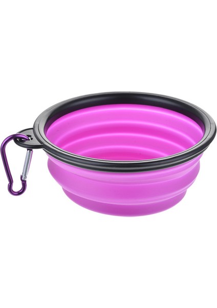 G4416 Köpek Kasesi Katlanabilir Eco Firendly Silikon Pet Kedi Köpek Maması Su Besleyici Seyahat Taşınabilir Besleme Kaseleri Köpek Köpek Maması Kabı (Yurt Dışından)