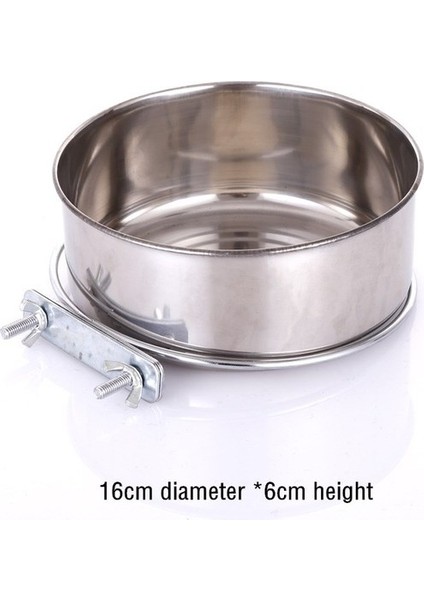 Stil 4 Pet Köpek Paslanmaz Çelik Kümes Bardak Kelepçe Tutucu Müstakil Köpek Kedi Kafesi Kulübesi Asılı Kase Metal Gıda Su Besleyici (Yurt Dışından) fiyatları