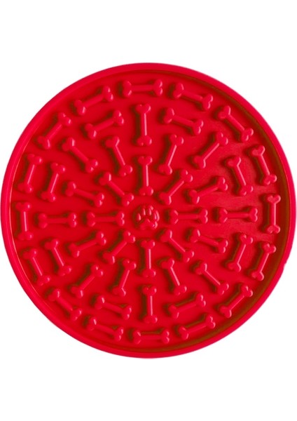 Kırmızı 2022 Sıcak Satış Köpek Dağıtım Mat Silikon Kaseler Köpek Yalama Mat Yalama Mat Pet Banyo Bakım ve Köpek Eğitim Pet Malzemeleri (Yurt Dışından)