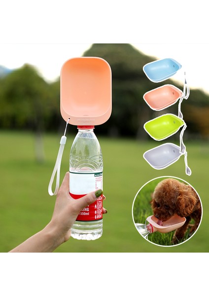 Pembe Köpek Kedi Seyahat Su Şişesi Taşınabilir Açık Su Kasesi Pet Köpek Su Şişesi Içme Suyu Besleyici Köpek Kedi Şişe Köpek Maması Kaseleri (Yurt Dışından)