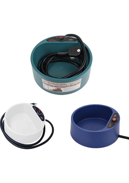 Beyaz Abd Köpek Kase Isıtma Besleme Besleyici Su Kasesi Pet Köpek Kediler Yavru Kış Isıtma Pet Besleyici Gıda Kabı Besleme Pet Isıtma Kase (Yurt Dışından) fırsatları