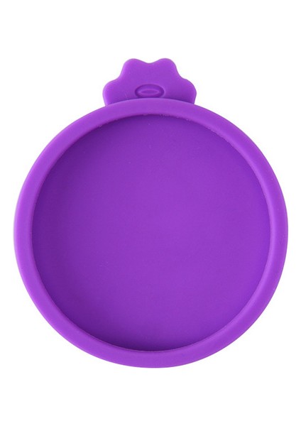 Purple1 Silikon Konserve Kapak Mühürlü Besleyiciler Gıda Konserve Kapağı Yavru Köpek Kedi Depolama Üst Kapağı Yeniden Kullanılabilir Kapak Kapağı Sağlık Pet Günlük Malzemeleri (Yurt Dışından)