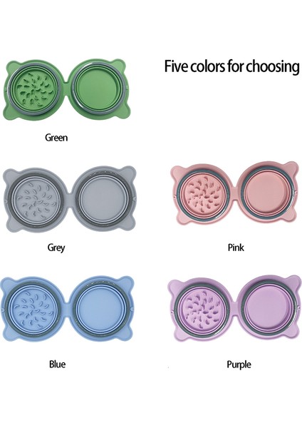 Gri Katlanabilir Silikon Evcil Hayvan Kaseleri Toksik Olmayan Taşınabilir Pet Seyahat Besleme Kasesi Katlanır Yavru Kedi Kase Açık Gıda Dağıtıcı Besleyici (Yurt Dışından) modelleri