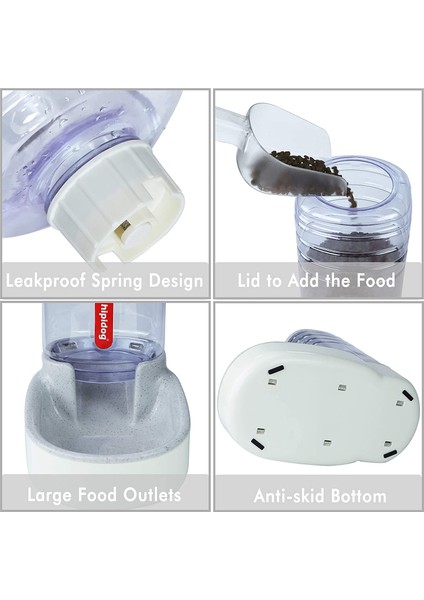 Yeşil Besleyici 3.8l - Kapasiteli Köpek Otomatik Besleyici Suluk Seti Yerçekimi Evcil Hayvan Yemi Dağıtıcıları Kedi Su Sebili 3.8l Köpekler Için Büyük Kapasiteli Saklama Kabı (Yurt Dışından) fiyatları
