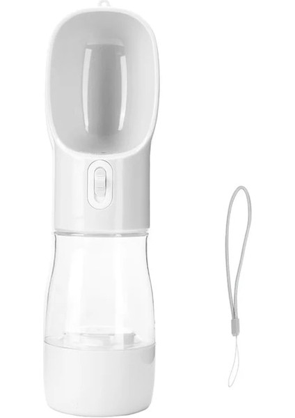 Gri Pet Su Şişesi Besleyici Kase 2 In 1 Gıda Besleme Su Sebili Köpek Su Şişesi Taşınabilir Dogcat Malzemeleri Su Kasesi (Yurt Dışından)