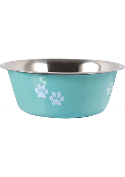 Yeşil 860 ml Kaymaz Köpek Kaseleri Küçük Orta Büyük Köpek Besleyici Kaseler Içenler Paslanmaz Çelik Yüksek Kapasiteli Evcil Hayvan Besleyiciler Köpekler Aksesuarları (Yurt Dışından)