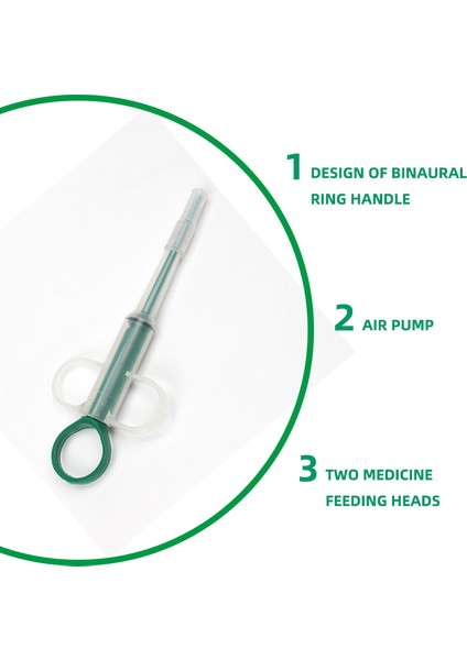 Kırmızı Çift Kafalı Pet Şırınga Tablet Hap Tabancası Piller Itme Dağıtıcı Ilaç Süt Şırınga Köpek Kedi Tüp Besleyici Araçları Köpekler Aksesuarları (Yurt Dışından) modelleri