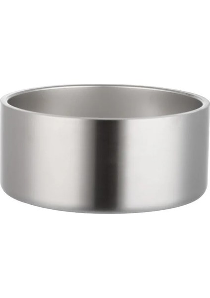 Gümüş 64OZ 32OZ 64OZ Çift Duvar Kaymaz Paslanmaz Çelik Pet Köpek Maması Besleyici Su Kasesi Orta Büyük Evcil Hayvanlar Için Köpek Kase (Yurt Dışından) fiyatları