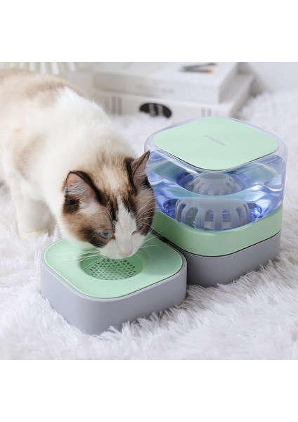 Yeşil Tiryakisi 2021 Yeni 1.8l Pet Otomatik Besleyiciler Içme Suyu Kaymaz Çeşme Su Şişesi Besleme Kaseleri Dağıtıcı Kediler Köpekler Için (Yurt Dışından) modelleri