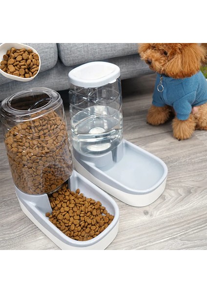 Yeşil Besleyici 3.8ldog Otomatik Besleyici Büyük Kapasiteli Kedi Besleyici Kedi Kase ve Içme Çeşmesi Kaymaz Köpek Maması Dağıtıcı Evcil Hayvan Malzemeleri (Yurt Dışından)